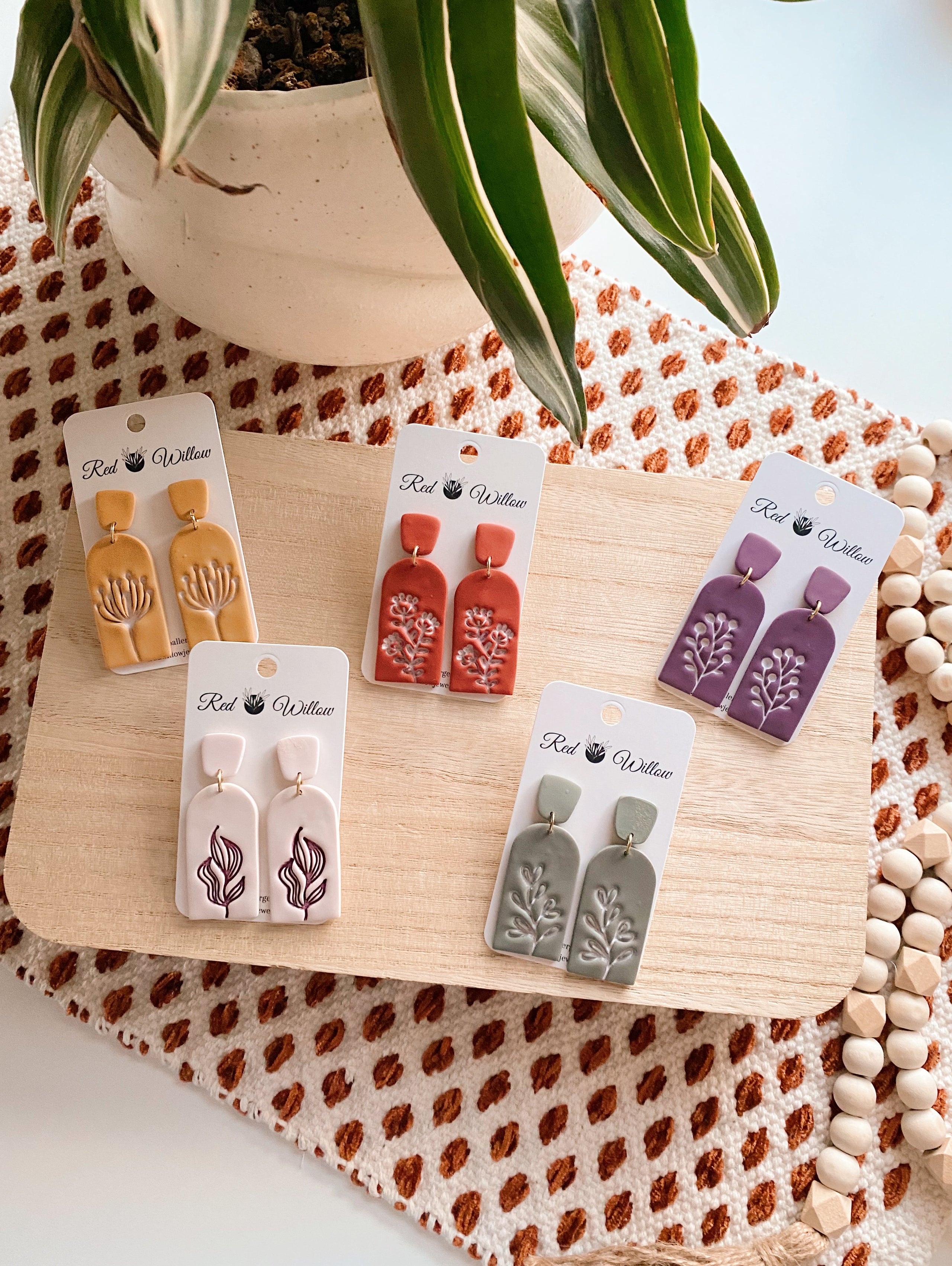 Botanical Dangles Red Willow Jewelry Co.